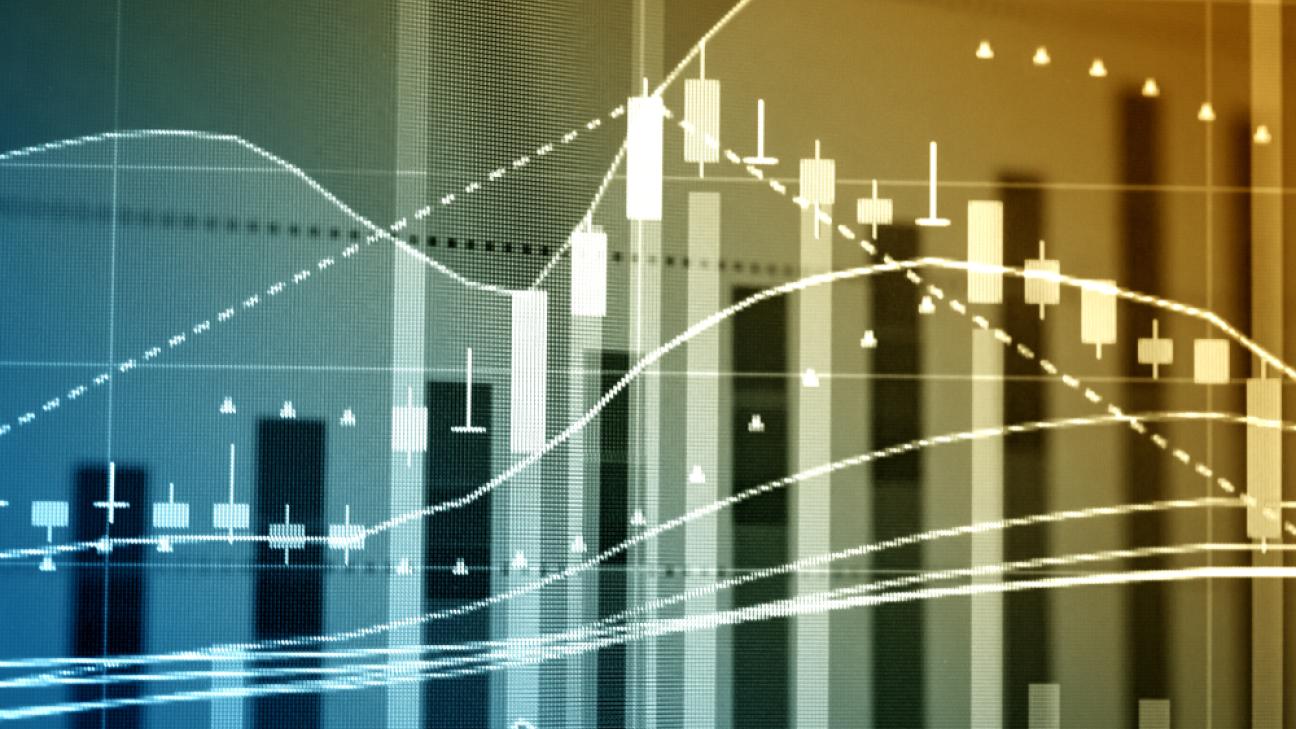 Financial Data on Monitor