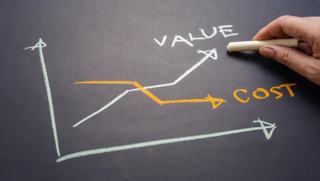 Value Vs Cost Graph 